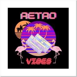 Retro vibes Posters and Art